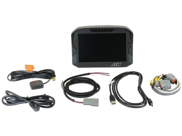 30-5703 - AEM CD-7LG Carbon Logging Display with Internal GPS Image